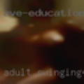 Adult swinging